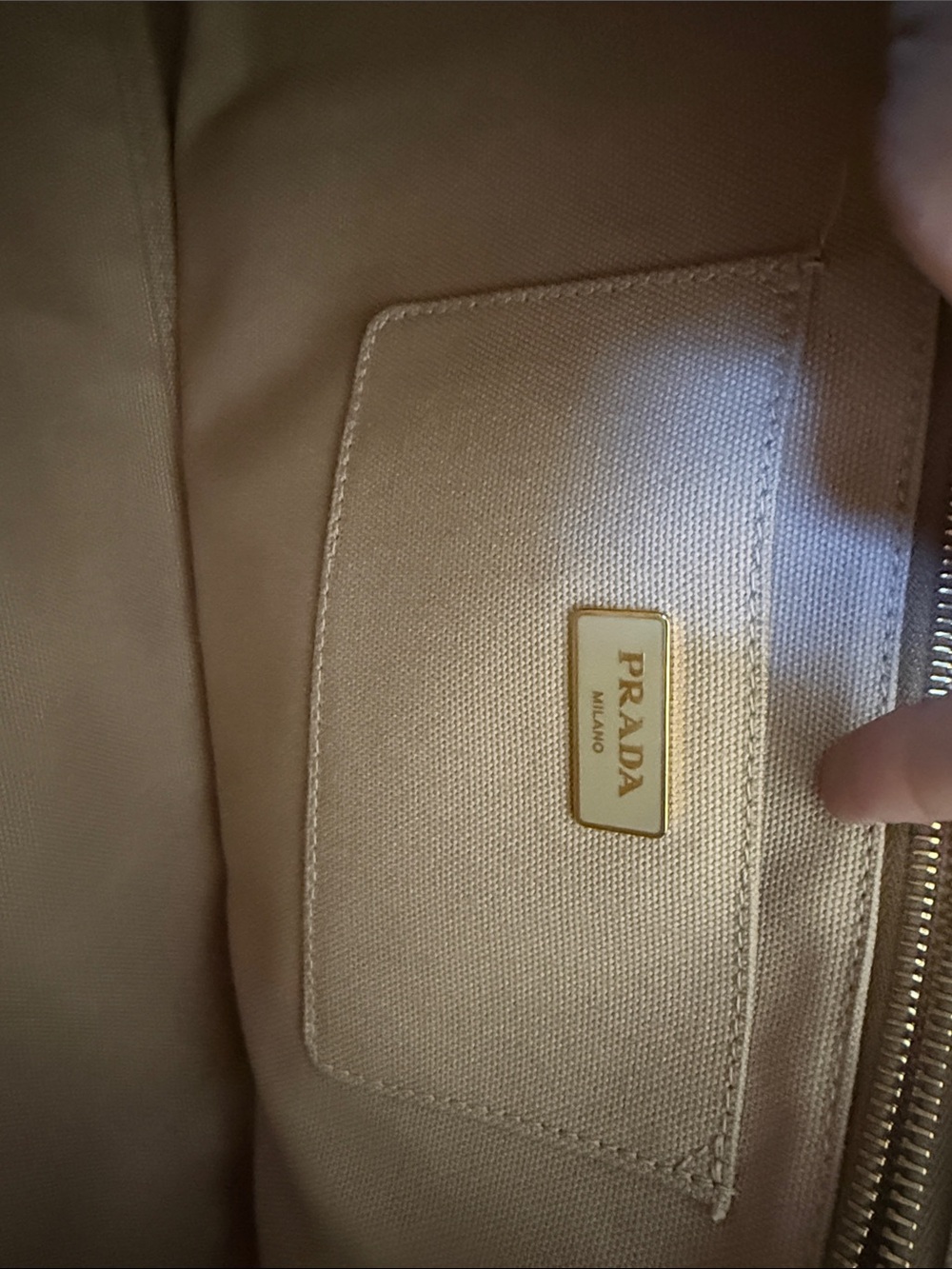 Prada preowned canvas bag - Picture 6 of 13